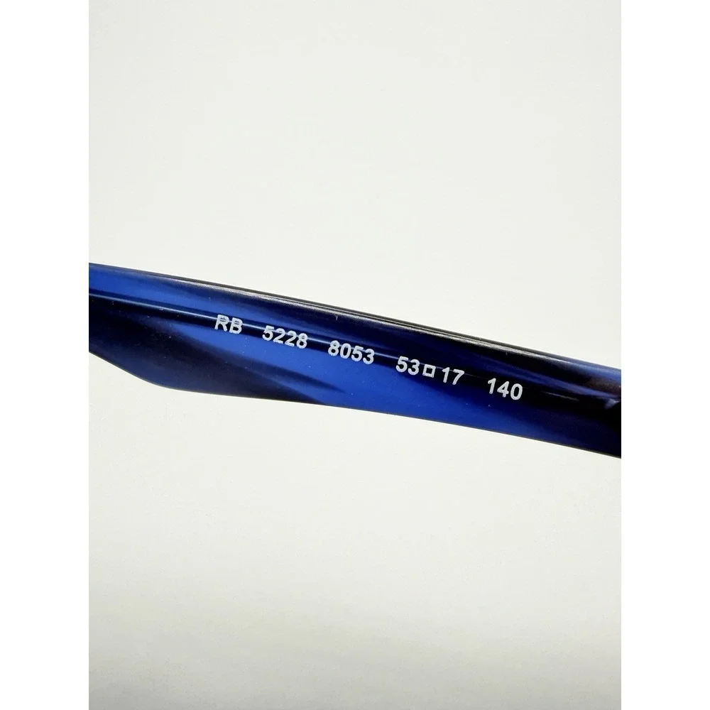 Ray-Ban RB5228 - 8053 Blue Stripped Full Rim 53-17-140 Eyeglasses Frames Only